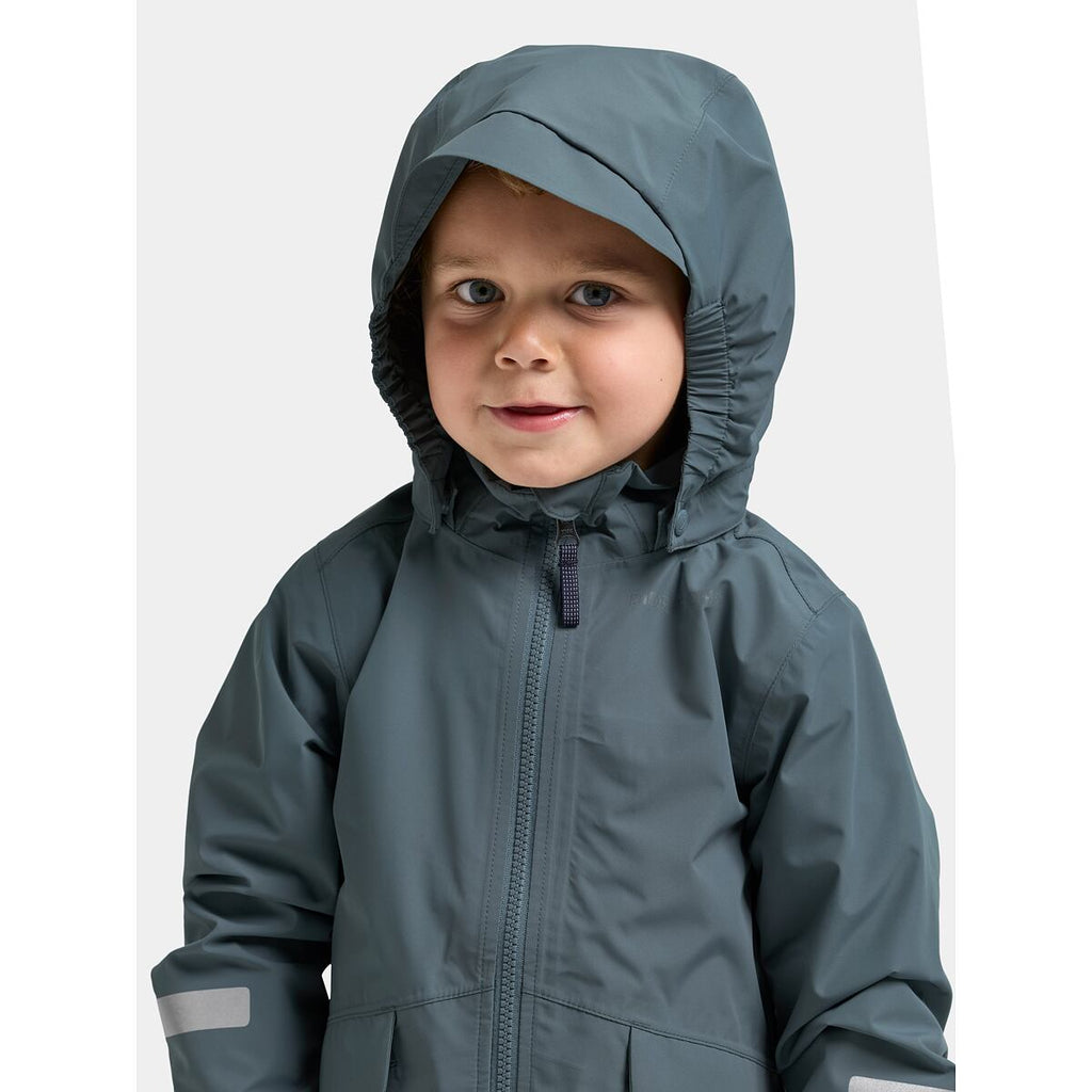 Didriksons Dětská nepromokavá bunda Norma factory blue - ROSTOUCÍ