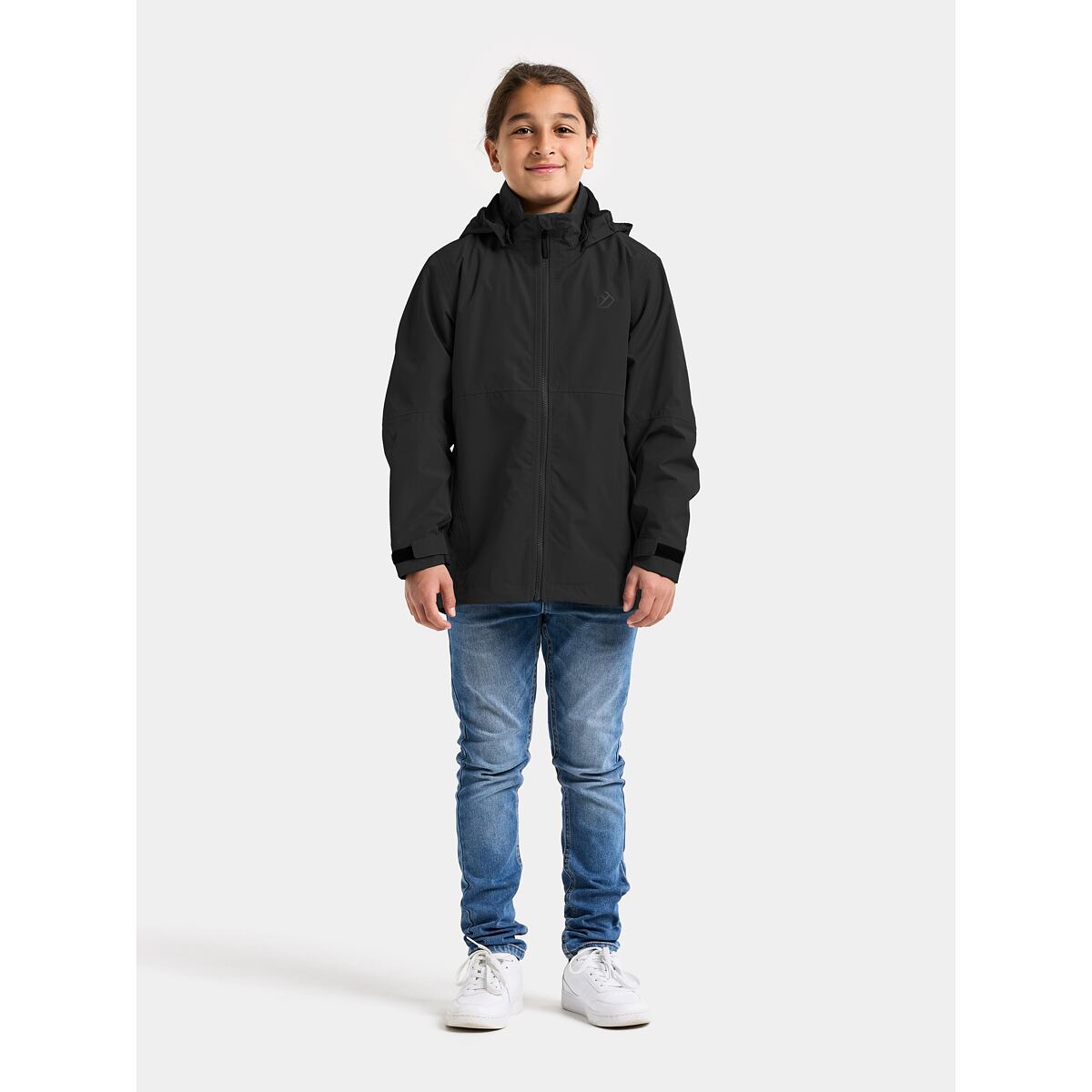 Didriksons Dětská nepromokavá bunda Piko black - ROSTOUCÍ
