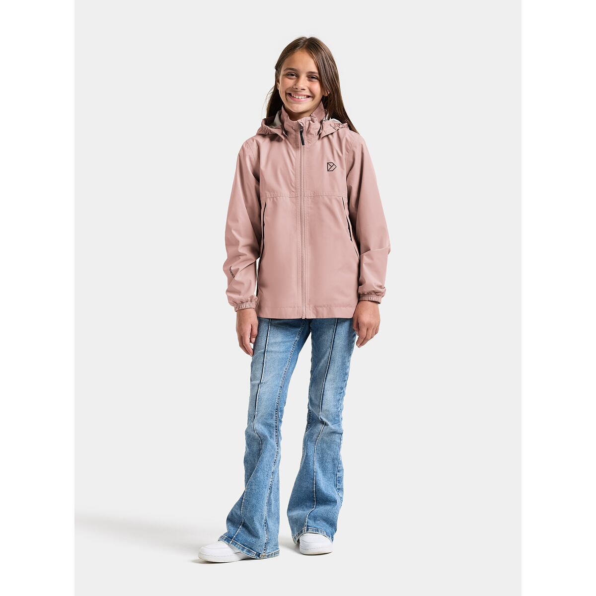 Didriksons Dětská nepromokavá bunda Meliss vintage pink - ROSTOUCÍ