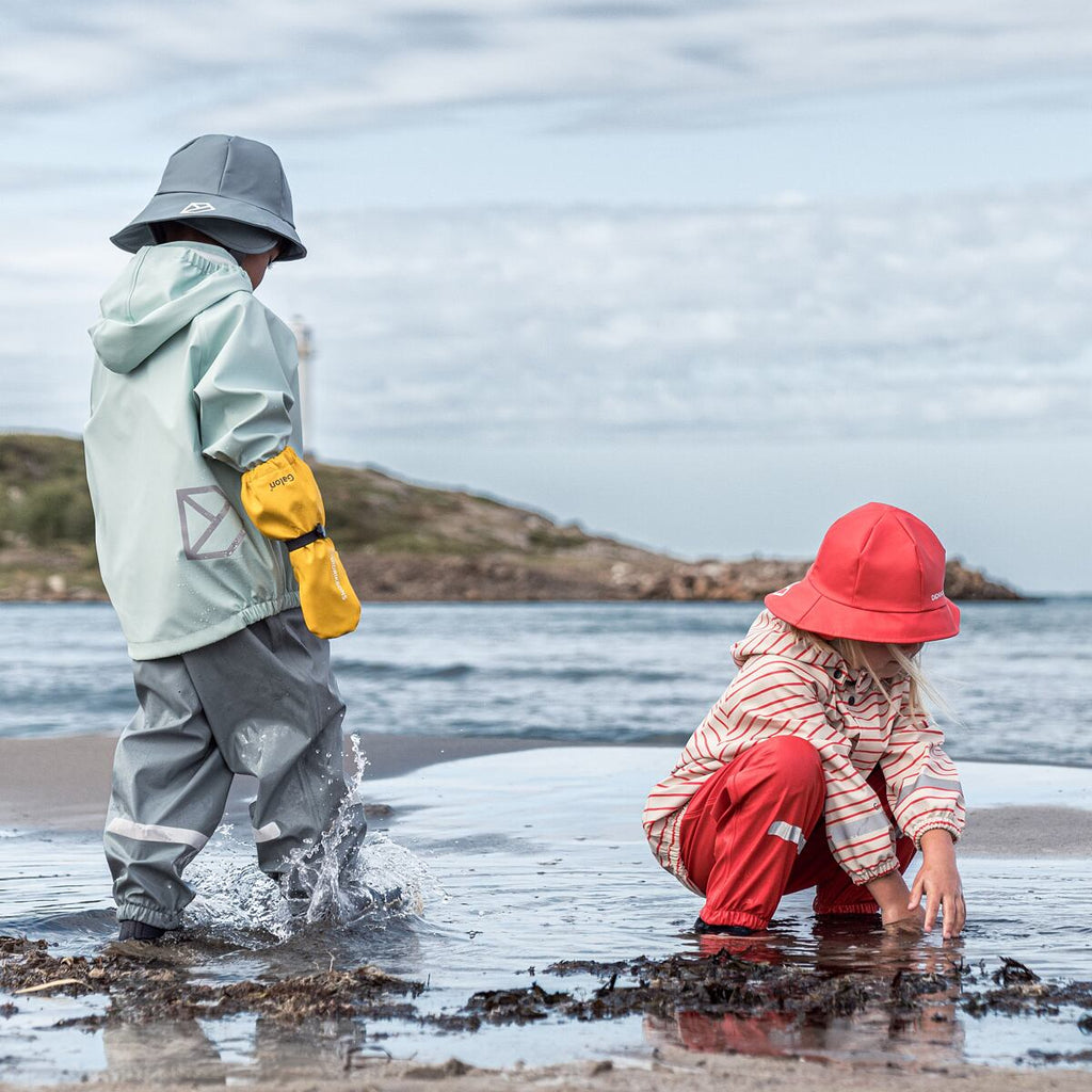Didriksons Dětský klobouk do deště Southwest factory blue