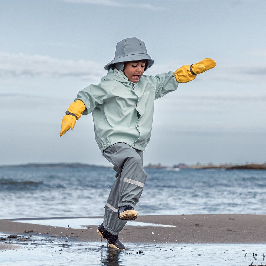 Didriksons Dětský klobouk do deště Southwest factory blue