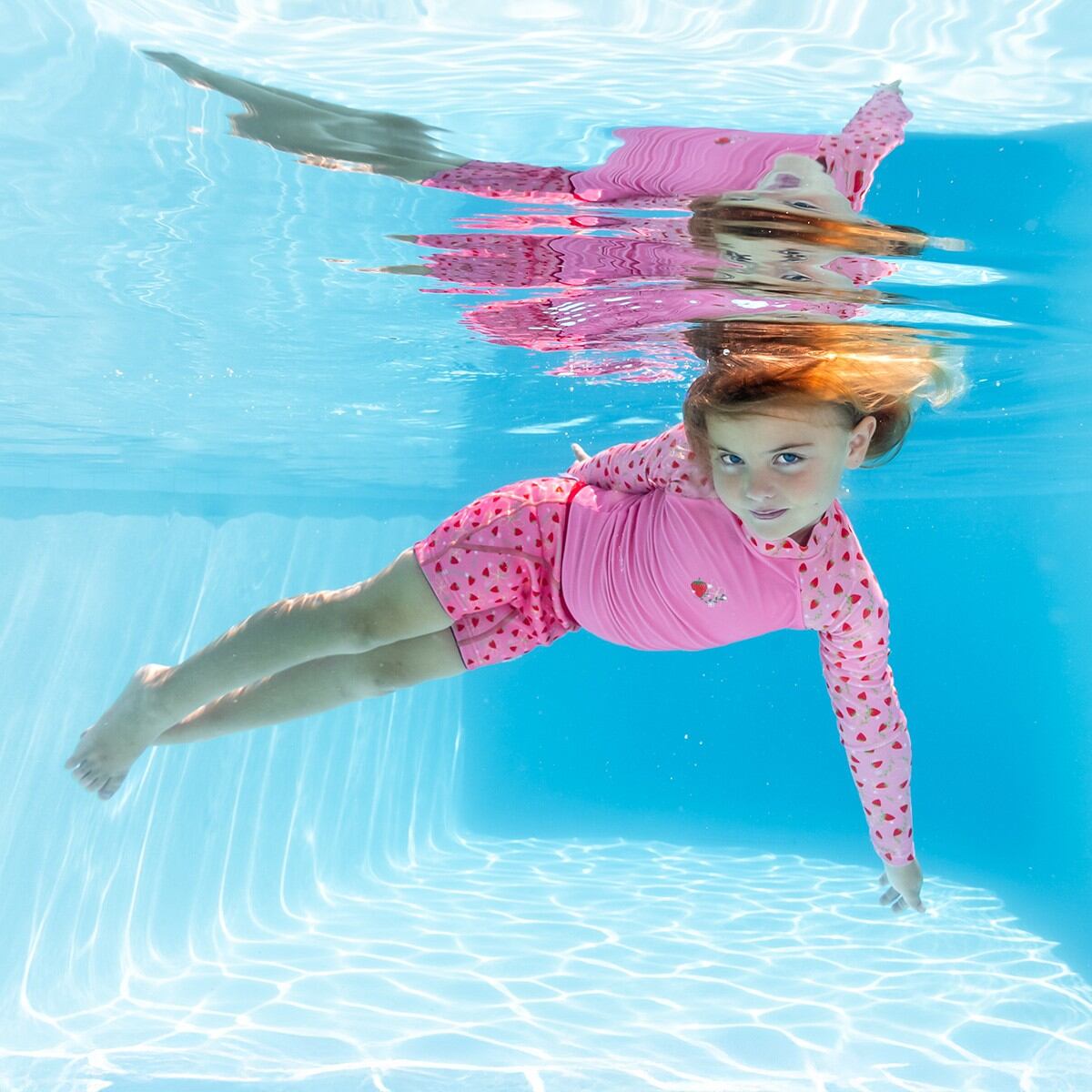 Splash About Dětské UV tričko dlouhý rukáv Strawberry Field