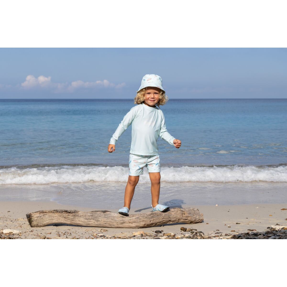 Playshoes Dětský plavecký set s UV Surfbus - mint green