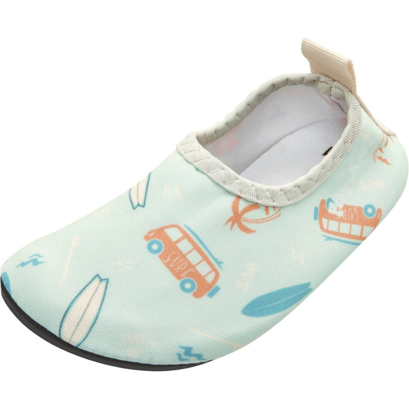 Playshoes Dětské barefoot boty do vody Surfbus - mint green
