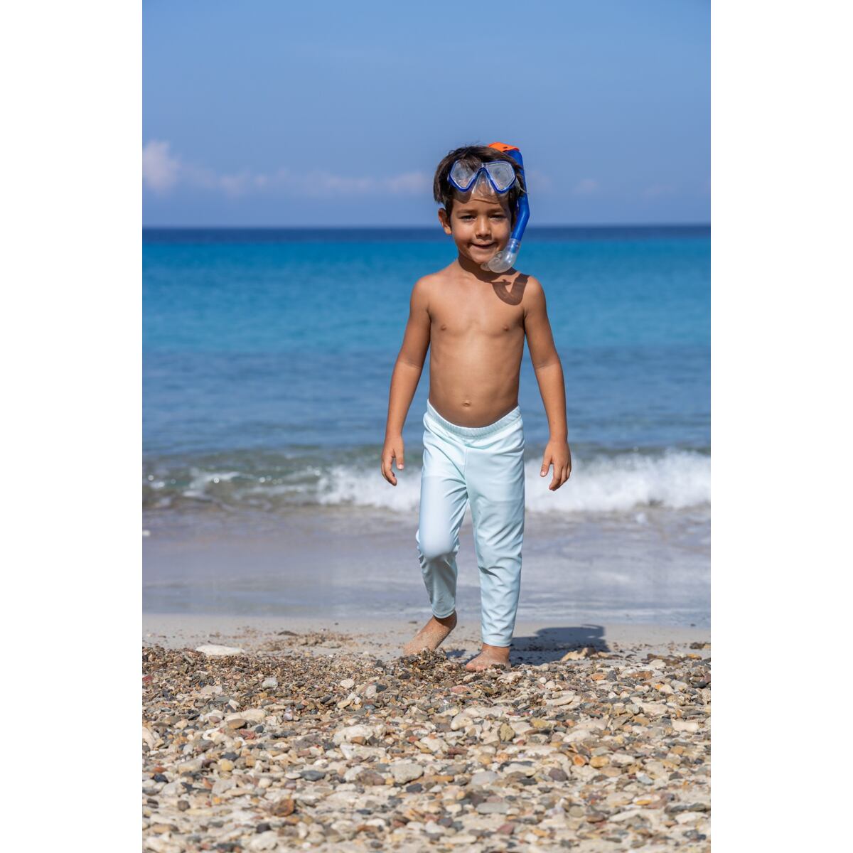 Playshoes Dětské UV legíny - mint green