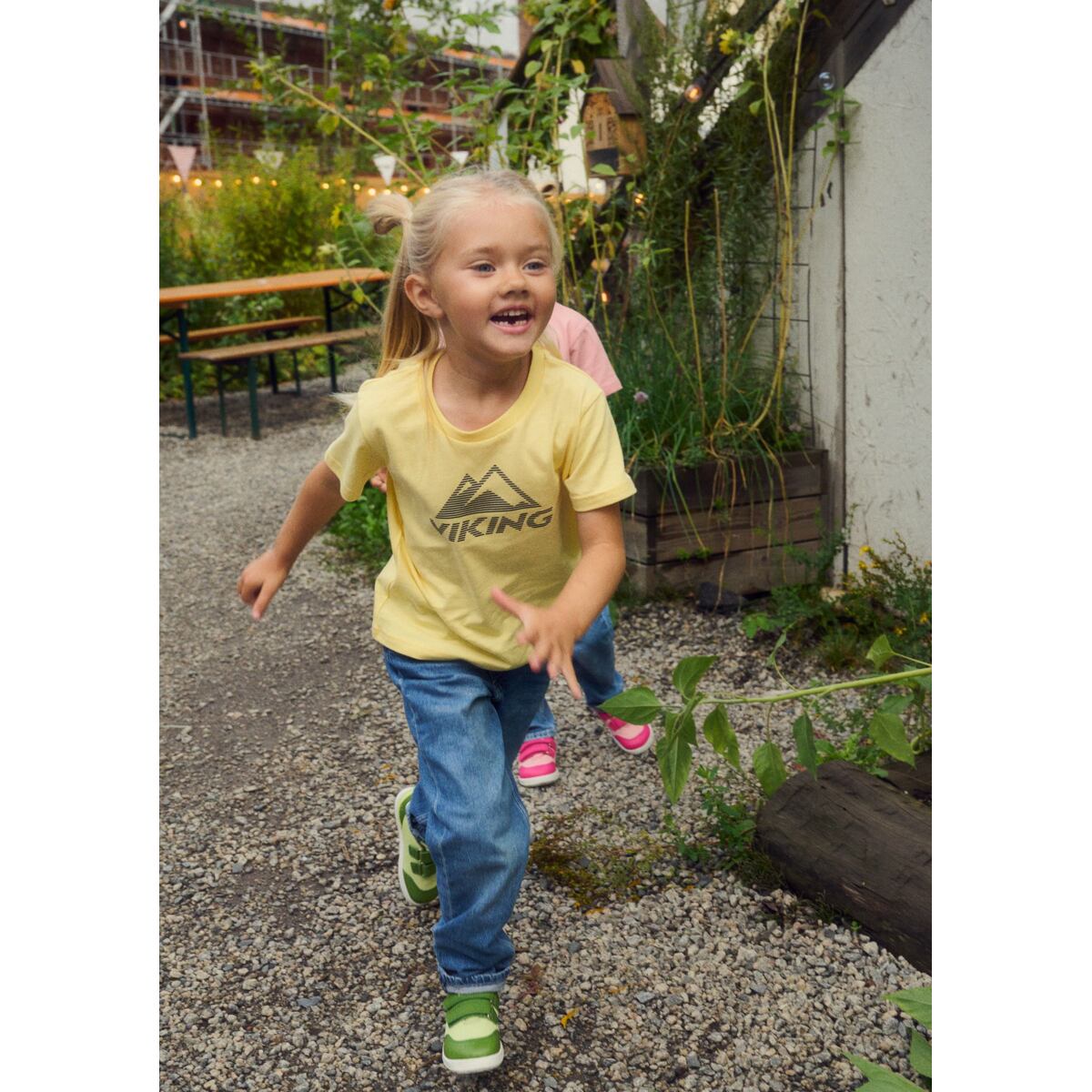 Viking Dětské boty Alv barefoot Paw 2V light pink / magenta