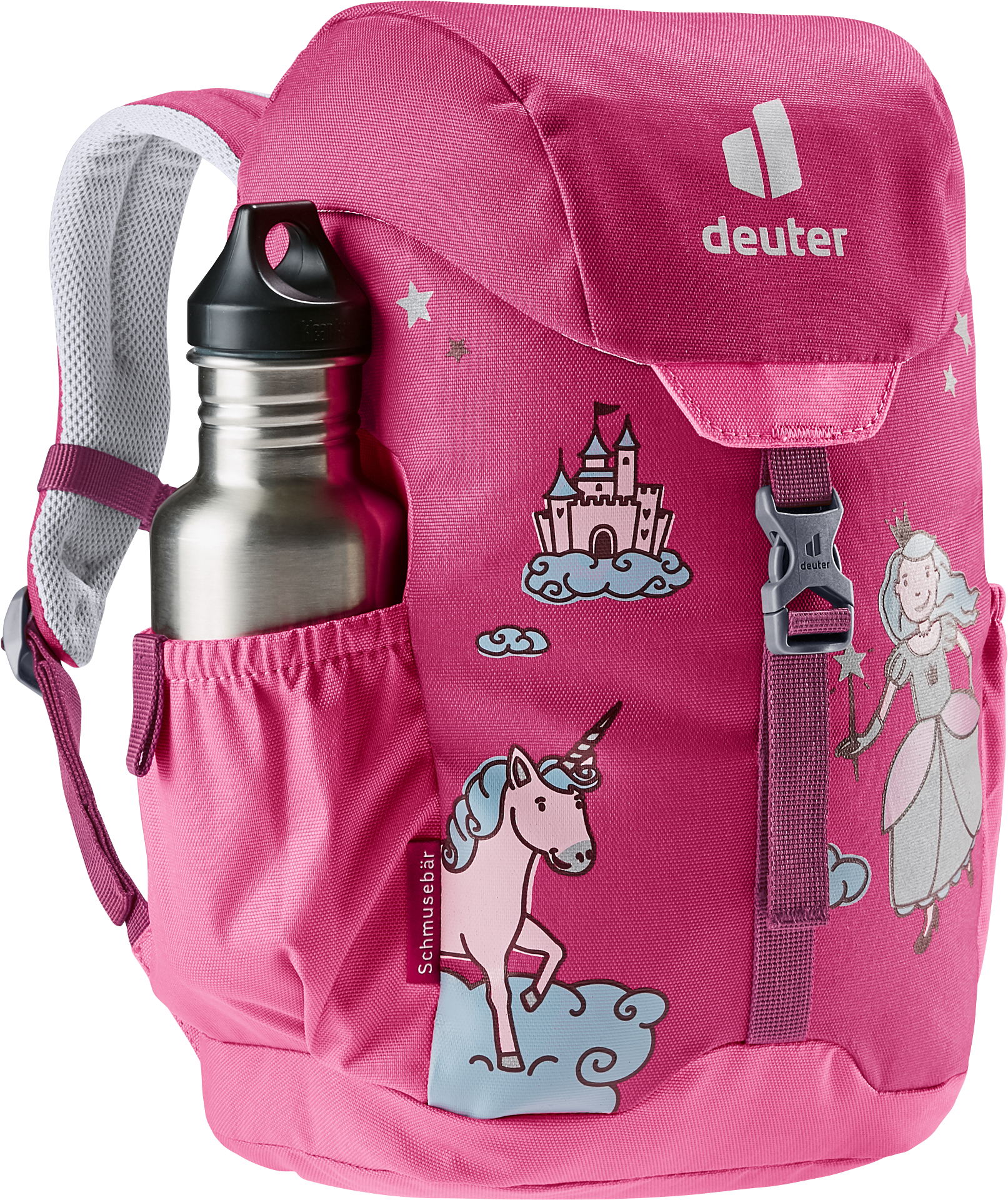Dětský batoh Deuter Schmusebär 8 l ruby/hotpink