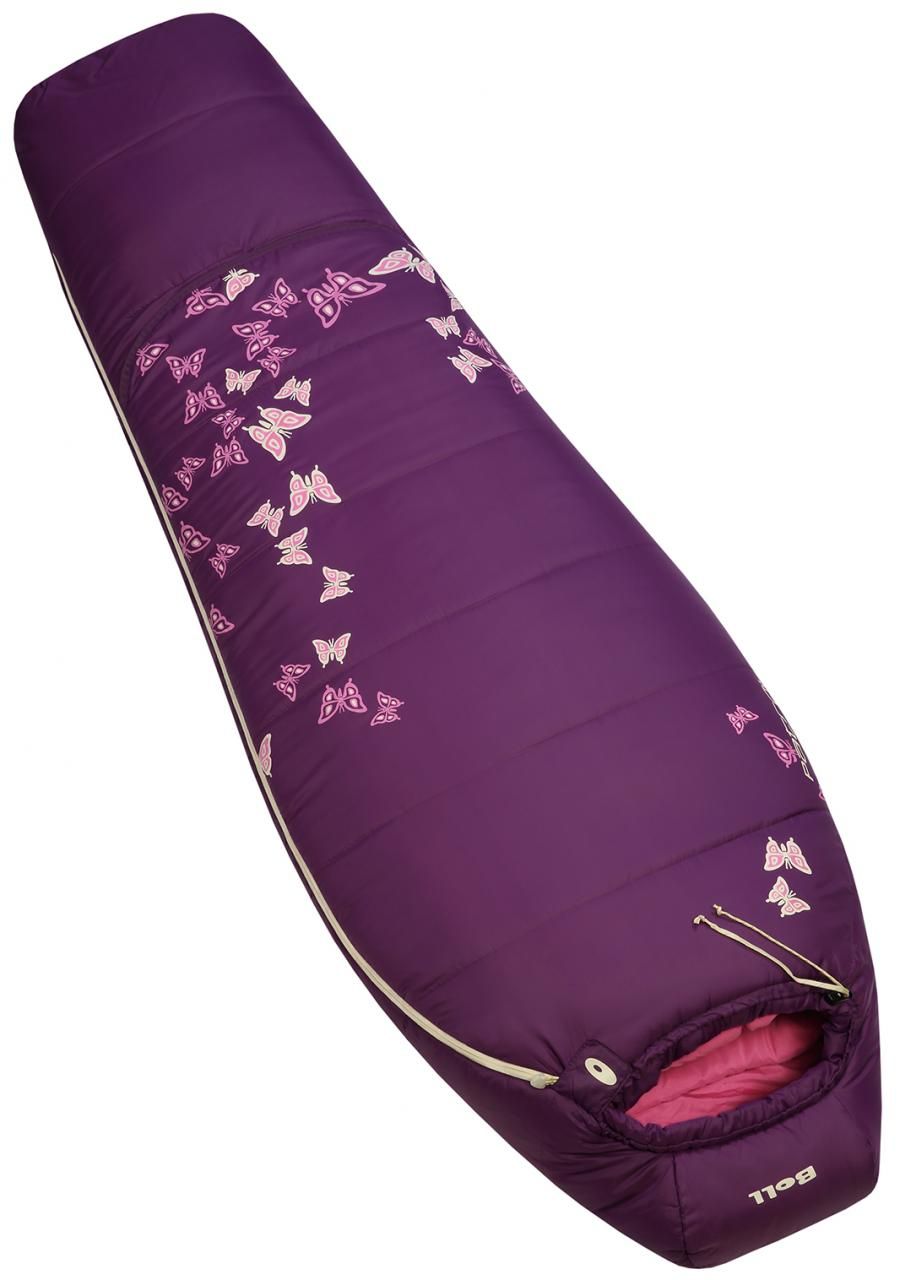 Dětský spací pytel Boll Patrol blueberry ROSTOUCÍ fialový - levý (pro praváky)
